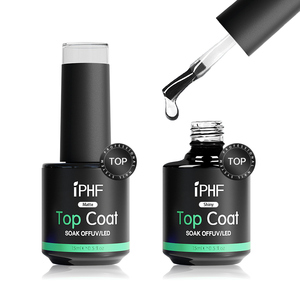 IPHF Hema Free Clear Top Coating Gel <span class=keywords><strong>Base</strong></span> e Top Coat Smalto per Unghie Senza Residui Lucido UV - Product Image 2