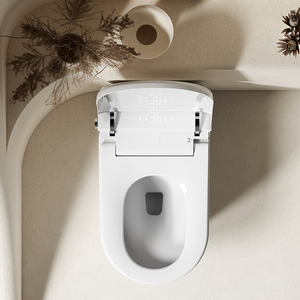 Nouveau design Toilettes intelligentes à couvercle ouvert automatique Toilettes électriques intelligentes avec télécommande P-trap S-trap - Product Image 2