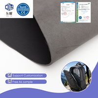Tissu Oxford 600D laminé EVA sur mesure, tissu en mousse EVA laminée pour protection extérieure des genoux/coudes