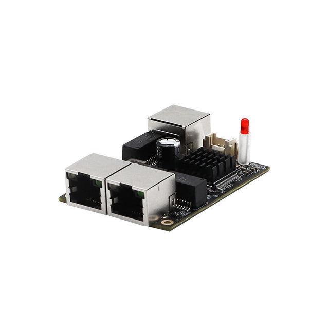 National Brand Embedded Industrial Mini 3-port Gigabit PoE Switch Module Supporting AF/AT 30W Output