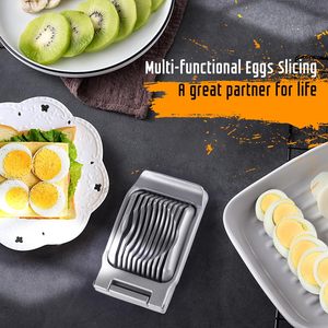 Xr giá tốt cao cấp đa chức năng trứng cắt dây thép không gỉ trứng Slicer tiện ích nhà bếp công cụ nhựa trứng cắt - Product Image 2