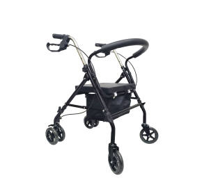 קל משקל מתקפל נייד מתקפל אלומיניום לסייע לסיעוד רפואי רולר רולר רולר עם כיסא לקשישים - Product Image 2