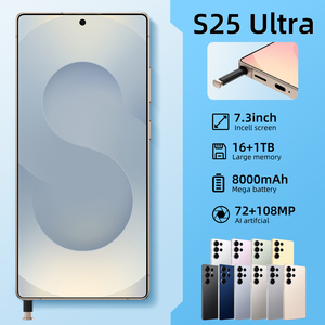 สมาร์ทโฟน 2025 รุ่นใหม่ S25 Ultra 5G คุณภาพสูง รองรับ 2 ซิม ความจุ 1TB แรม 16GB หน้าจอแสดงผลยอดนิยม เล่นเกมส์ได้ ขายดี รุ่น <span class=keywords><strong>I14</strong></span> - Product Image 4