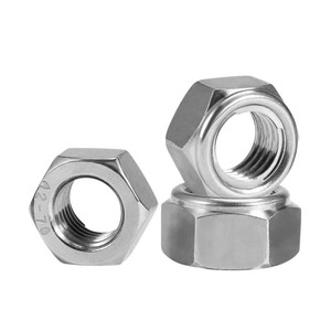 M3 - M39 DIN-<span class=keywords><strong>M</strong></span> صلب مقاوم للصدأ كل المعدن ذاتي القفل سداسية مكسرات مع معدن من قطعتين - Product Image 5