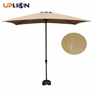 Uplion 3M Steel Frame Sun Garden Patio Umbrella Polyester Fabric Beach Parasol Outdoor Umbrellas Supplier