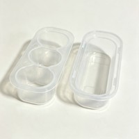 En stock – Boîtes personnalisées en plastique transparent pour flacons de 3 ml, 13 ml, 3-10 ml, 2 x 10 ml – Étui de rangement de voyage pour flacons Cillin – Supports pour flacons en matériaux recyclés