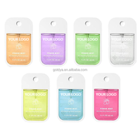Spray désinfectant pour les mains OEM ODM personnalisé, format mini, 99,99% germicide, parfum fruité, transparent