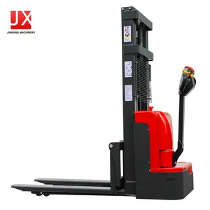 Điện Powered 1 tấn 1.5 tấn 2.5ton Lift 3.5m đi bộ xe nâng Stacker đầy đủ điện Pallet Jack xe tải Stacker với CE