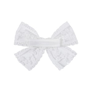 Ensemble de pinces à cheveux en dentelle blanche avec nœud creux, adapté aux femmes et aux filles pour un usage quotidien et pour les fêtes - Product Image 6