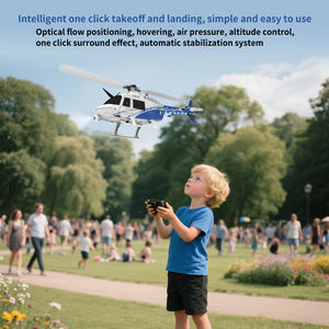 Ferngesteuerter 1:35 6CH 3D Kunststoff-Hubschrauber mit 6-Achsen-Gyroskop für Stabilen Flug, Elektrischer Antrieb, Perfekt für Kinder - Product Image 6