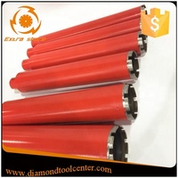 Foret diamanté à segment turbo extra-affûté CDB-50 50mm-102mm, finition argentée, pour béton, utilisation humide/sèche