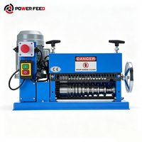 Machine à dénuder les fils de cuivre Wen Ding M-038, bleue poreuse, petite, 1,5-38 mm, 110V/220V, 0,37KW, semi-automatique/automatique, CE 10
