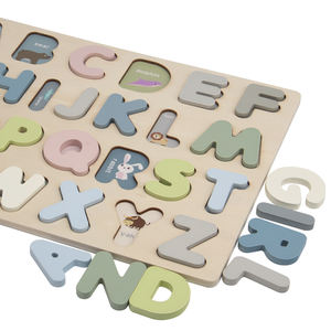 Rompecabezas de madera oblongo, juguetes <span class=keywords><strong>para</strong></span> niños, juguetes <span class=keywords><strong>para</strong></span> niños que aprenden <span class=keywords><strong>palabras</strong></span> en inglés - Product Image 5