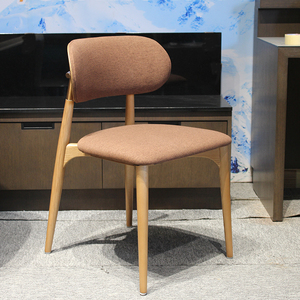 Silla de Comedor de Lujo para Restaurante, Silla de Madera Maciza de Roble, Estilo <span class=keywords><strong>Italiano</strong></span>, Silla de Comedor Nórdica para Hotel y Restaurante - Product Image 4