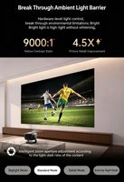 Projecteur RC 2026 JMGO 4K N5S Ultra 5200CVIA Laser tricolore avec zoom optique, Gimbal, Smart Home Cinéma, WiFi 6