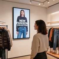 Proveedor de Pantallas LCD Táctiles para Publicidad, con Marco Wifi Android, para Montaje en Pared Interior, IP65, de 32, 43 y 55 Pulgadas, para Menús Digitales