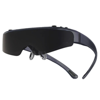Gafas inteligentes AR con pantalla, imágenes HD, ajuste de miopía de 600 grados para juegos/medios/abajo, uso cómodo y ligero