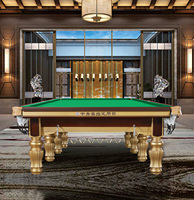 Xingjue Table de billard personnalisée en usine de haute qualité avec poche en cuir Table de billard professionnelle de 12 pieds