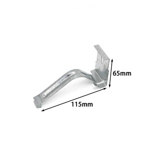 Matériaux de construction métalliques, pièces de construction, supports internes pour gouttières quad - Product Image 2