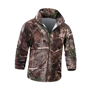 Herren Wind dichte Jagd Camo Skin Coat UV Sonnenschutz Quick Dry Hooded Jacket von Feitu Outdoor