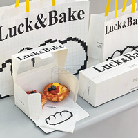 Boîte d'emballage personnalisée pour tarte aux œufs, boîte pour produits de boulangerie, boîte à gâteaux, boîte à desserts