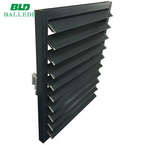 Panneaux de pare-soleil en aluminium à lamelles horizontales réglables, imperméables, pour fenêtres, murs-rideaux / panneaux à lamelles pour fenêtres - Product Image 4