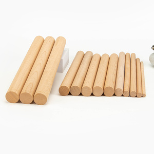 YUESHEN Varilla Redonda <span class=keywords><strong>de</strong></span> Madera <span class=keywords><strong>de</strong></span> Haya Sólida Personalizada, Poste para Ropa, Varilla <span class=keywords><strong>de</strong></span> Yoga, Piezas Mecanizadas por CNC - Product Image 2
