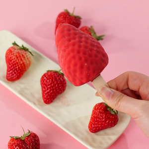 Helado Abink 3D con Forma de Fresa - Postre Congelado con Sabor a Fruta Real para Refrigerios de Verano y Venta al por Menor - Product Image 2