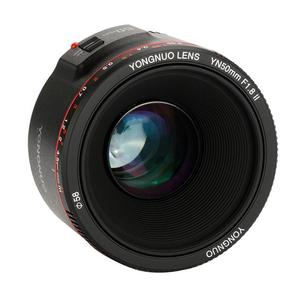 Lente YONGNUO YN50mm 50MM F1.8 II Negra de Gran Apertura con Enfoque Automático para Efectos Bokeh, Lente para Cámara <span class=keywords><strong>Canon</strong></span> 70D 5D2 5D3 <span class=keywords><strong>600D</strong></span> DSLR - Product Image 4