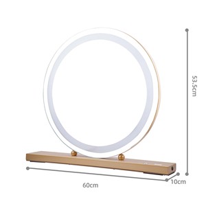 <span class=keywords><strong>Miroir</strong></span> <span class=keywords><strong>de</strong></span> maquillage LED <span class=keywords><strong>de</strong></span> style Hollywood <span class=keywords><strong>de</strong></span> 20 pouces <span class=keywords><strong>avec</strong></span> 3 couleurs <span class=keywords><strong>de</strong></span> lumière réglables, rechargeable par USB, <span class=keywords><strong>miroir</strong></span> <span class=keywords><strong>de</strong></span> table <span class=keywords><strong>de</strong></span> maquillage, logo personnalisé OEM - Product Image 5