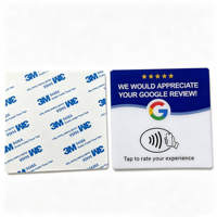 Support NFC programmable personnalisé avec QR code pour cartes-cadeaux Google Play, avis, réseaux sociaux, contrôle d'accès, carte de paiement en plastique