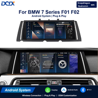 Layar Android 8-Core Snapdragon 665 685 untuk BMW Seri 7 F01 F02 730 740 10.25" Multimedia Wireless CarPlay 4G SIM Google Play