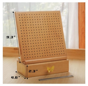 Upgrade Large Blocking <strong>Boards</strong> for Crochet Projects <strong>Wooden</strong> Foldable Crochet Blocking <strong>Board</strong> with <strong>Pegs</strong> - Product Image 2