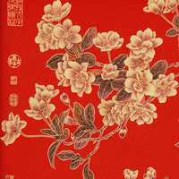 Décoration de table rétro style chinois en laiton et bois massif, motif fleurs et oiseaux, cadeau d'anniversaire pour personnes âgées, pour la maison, le bureau ou la décoration de pièce
