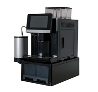 Machine à café automatique robuste pour usage commercial dans les hôtels, modèle Kin-IT-S9 Pro, assemblage simple requis avant utilisation, multilingue