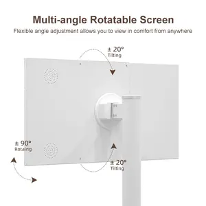 Display verticale interattivo 21.5 pollici Jcpc Bestietv Android 12 Wireless Wifi arrotolabile Stand By Me Tv In-Cell Touch Screen