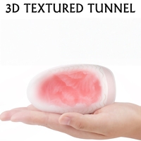 Best-seller - Mini gode de poche portable pour hommes - Gobelet masturbateur en silicone souple - Tunnel vaginal réaliste - Jouets sexuels pour adultes