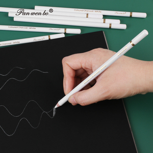 Panwenbo professionale Set di matite a carboncino bianco 12 pz matite a carboncino <span class=keywords><strong>per</strong></span> disegnare schizzi sfumati - Product Image 3