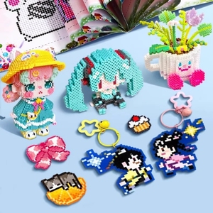 Kit de perles thermocollantes DIY 24, 48, 72 <span class=keywords><strong>couleurs</strong></span>, en vinyle, accessoires complets, écologique, rapport de <span class=keywords><strong>test</strong></span>, pour porte-clés et pendentifs DIY pour enfants - Product Image 6