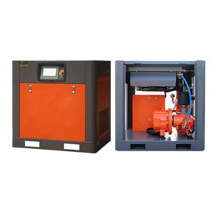 Compresseur d'air à vis rotatif intégré 10HP VFD 7.5KW avec sécheur frigorifique et réservoir, haute efficacité - Product Image 2