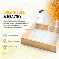 Équipement d'alimentation pour apiculture : Superbe ruche Langstroth 10 cadres, boîte de ruche en bois non assemblée sans support de cadre