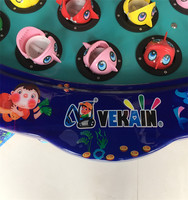Équipement de divertissement, simulateur de pêche électrique, grande machine de pêche de divertissement pour enfants, machine de jeu de pêche à pièces