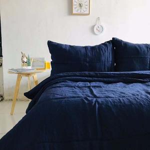 <span class=keywords><strong>Couette</strong></span> en gros literie confortable <span class=keywords><strong>parure</strong></span> housse de <span class=keywords><strong>couette</strong></span> en <span class=keywords><strong>lin</strong></span> bleu avec correspondance - Product Image 1