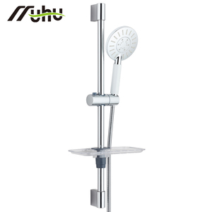 Ensemble de pomme de douche moderne en cascade nordique à 3 fonctions, ensemble de barre de douche coulissante en acier inoxydable 304 avec <span class=keywords><strong>tuyau</strong></span> <span class=keywords><strong>souple</strong></span> - Product Image 4