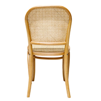 Chaise de mariage en bois d'extérieur empilable pour fêtes et événements, idéale pour la location