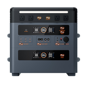 Estación <span class=keywords><strong>de</strong></span> Energía Portátil para Camping <span class=keywords><strong>de</strong></span> 2400W y 2016Wh con Batería LiFePO4, Generador <span class=keywords><strong>de</strong></span> Energía Solar <span class=keywords><strong>de</strong></span> Respaldo para Exteriores con Panel Solar Plegable - Product Image 2