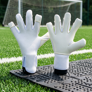 Gants de gardien de but en latex pour tous les temps avec dragonne réglable Paume en latex à haute adhérence pour un contrôle supérieur du ballon Gants - Product Image 3