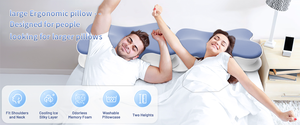 LIANDA P-112 Oreiller de lit en mousse à mémoire de forme cervicale orthopédique de haute qualité pour dormir - Product Image 6