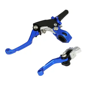 Motorcycle CNC Steering Brake Clutch Handle Lever L/R Handle Assembly Kit Telescopic Folding For CQR KL KTM CRF YZF BOSUER