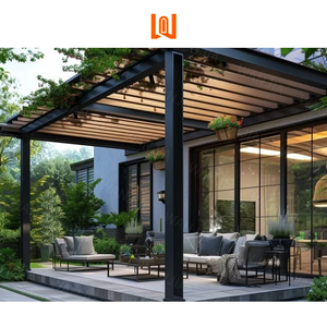 عريشة بناء ممتازة ، مصاريع رفرف كهربائي ، منتجعات فاخرة بجانب المسام ، عريشة ألمنيوم ممتازة للعطلات - Product Image 3